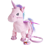Unicorn Horse Cute Plush Robot Plush Unicorn Toys for Girls Children's Gifts Kids Walk Talking Plush Electric with Music 35cm