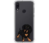Funda Silicona Antigolpes para Xiaomi Redmi Note 7 diseño Perros 04 Dibujos