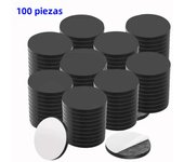 30/50/100pcs Self Adhesive Magnetic Dia 20mm Thickness 2mm Round Rubber Flexible Small Sticky Magnets Disc for Crafts and Fridge