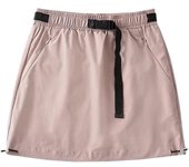 Elastic waist belt, work dress, half skirt, niche design, zippered hem, drawstring anti glare A-line casual short skirt