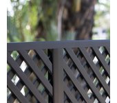 PERFIL REMATE PLASTICO U 2.12 M. ANTRACITA NORTENE
