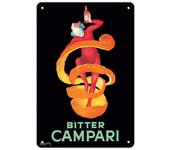 Campari Metal Tin Signs Martini Wall Decoration Plaque Vintage Art Poster Iron Painting for Man Cave Home Cafe Garden Club Bar