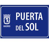 Domínguez - Imán Madrid Placa Puerta del Sol