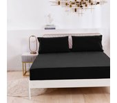 Sábana bajera ajustable Suave Cómoda y Transpirable,para colchón de 15-25 cm de Altura, 50%Poliester y 50% Algodon para cama 90/135/150.