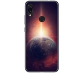 Tumundosmartphone FUNDA de GEL TPU para Xiaomi Redmi Note 7 diseño Tierra Dibujos