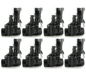 Electroválvula Rain Bird 100-DVF con regulador de caudal (Pack x 8) La válvula Rain Bird 100-DVF es ideal para sistemas de riego automatizados, con control de caudal y un solenoide de 24V. Diseñada para ofrecer un rendimiento confiable y duradero, es