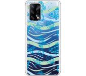 Funda compatible con Oppo A74 4G - Patron caballitos de mar