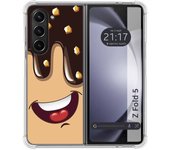 Funda Silicona para Samsung Galaxy Z Fold 5 5G diseño Helado Chocolate Dibujos