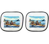 MERCHANDMANIA PARASOL DOBLE deporte playa kayak amigos isla tropical sunshield coche