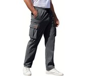 Men's loose straight leg workwear pants, men's spring and autumn American style pants, draped wide leg pants, men's