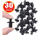 10/30/50/100pcs Universal Car Bumper Fender 8mm Hole Plastic Rivets Fastener Screw Car Fastener Clip for Nissan Toyota Focus Kia