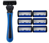 1 Handle + 12 Blades/ Men And Women Body Hair Bikini Safety Razor Blade Female Hair Removal Shaving Shaver Replacement Heads