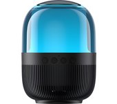 HAVIT Altavoz Bluetooth SK889BT con Luz Ambiental Multicolor - Luces LED 360°, Sonido Envolvente 360°, Batería de Larga Duración, Conexión TWS, Altavoz Inalámbrico para Fiestas con Iluminación Dinámica, Diseño Moderno y Portátil