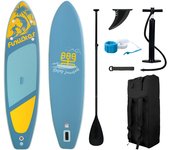 FunWater  tabla paddle surf hinchable 2 personas，tablas padel surf y kayak piragua hinchable，pádel surf tabla，Accesorio de Remo Ajustable, Bomba, Mochila de Viaje, Correa de Seguridad