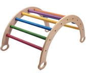 Arco/Balancín de Aprendizaje Pikler de Madera Natural. Med: 80 x 50 x 45 CM. AREKSC0014. Woodgo.