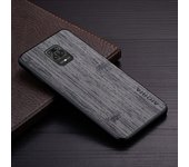 Case for Xiaomi Redmi Note 9 pro 9S 10 Lite 10 funda bamboo wood pattern Leather new phone cover Luxury coque  for Note 9 case