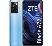 ZTE Blade A72 - Smartphone 6,74" HD+ 90hz, 3GB RAM, 128GB Almacenamiento ampliable a 1TB, Bateria de 5130 mAh, Carga rápida 22,5W, Triple cámara 13MP, Azul