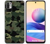 Tumundosmartphone Funda Gel Tpu para Xiaomi Redmi Note 10 5G / POCO M3 PRO 5G diseño Camuflaje Dibujos