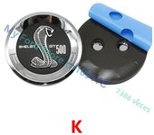 1PC 150mm car trunk emblem sticker high quality for Mustang 5.0 ROUSH SHELBY GT 500 Cobra LAGUNA SECA trunk personalized styling