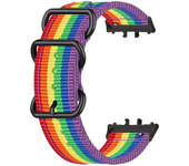 Nylon Loop Strap for Samsung Galaxy Fit 3 Adjustable Elastic Bracelet Watchband for Samsung Galaxy Fit3 Canvas Band Accessories