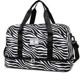 SOMY Bolso de viaje con estampado Animal para mujer, bolsa de gran capacidad para deportes, gimnasio, fin de semana, noche
