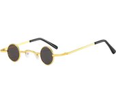 Gafas de sol retro de hip-hop, montura pequeña, redondas, para celebridades de Internet, para tiro callejero, mini gafas de sol modernas para hombres y mujeres, divertidas.