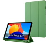 Tumundosmartphone Funda con tapa Smart para Xiaomi Redmi Pad SE 8.7 color Verde