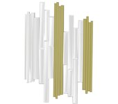 Adda Home Espejo Multiple Forma Bitono 120x3x80 Cm - Estilo y Personalidad - Decoración de Pared