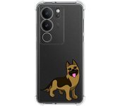 Funda Silicona Antigolpes para Vivo V29 5G diseño Perros 03 Dibujos