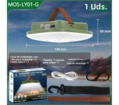 MOSLIGHTING USB Fast Rechargeable Camping Lantern Mobile Phone APP Smart Hanging Tent Lamp Portable Flashlights Night Lights LED