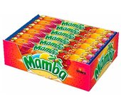 STORCK Mamba Caramelos Masticables de Frutas Surtidas - Caja de 24 Sticks