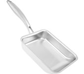 Tamagoyaki Pan Stainless Steel Japanese Omelette Pan with Handle Multifunctional Rectangle Egg Roll Pan for Kitchen Breakfast