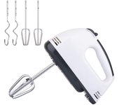 Batidora 2 en 1, 260W, 7 velocidades, varillas batir y amasar, ligera, fácil uso, ideal repostería y panadería, LoLek