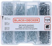 Surtido de clavos 1125 piezas black+decker