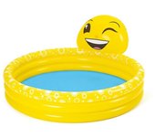 Bestway Piscina Hinchable Infantil Chorro Sonrisa 165x144x69 cm +2 Años Jardin 53081