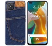 Tumundosmartphone Funda Gel Tpu para Oppo Reno 4Z 5G diseño Vaquero Dibujos