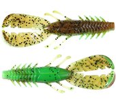 SUNMILESUNMILE 8pcs 75mm2.95inch Craw Baits Floating Shrimp Softbait Soft Lure Wobbler Bass Baits Artificial Pesca