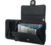 Crossbody Bag Fashion Leather Case For Samsung Galaxy Z Flip 6 5 4 3 Flip3 Flip5 Flip4 Flip6 5G Long Lanyard Wallet Card Cover