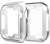 TPU Electroplating Soft Shell Cover for Apple Watch Series 9 8 7 6 5 4 3 SE Screen Protector Accessories for Apple Watch Band