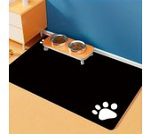 1pc Soft Non-slip Pet Mat For Dogs, Puppy Food Mat, Super Absorbent Quick Dry Dog Floor Pad Pet Bowl Mat For Food And Water, Eas