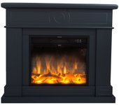 Mpc Fireplace Lipari Chimenea De Pie With Marco y Quemador Electrico 1500W Dark Gris Enviar a Distancia Incluye Chimenea De Diseno De Madera Mdf Efecto De Llama Led Fácil De Colocar or Motor