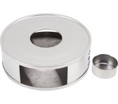Calentador de tetera de acero inoxidable con diseño de orificio de ventilación, calentador de tetera hueco para el hogar