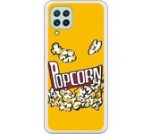 Funda compatible con Samsung Galaxy A22 4G - Be Unique Funda Gel palomitas