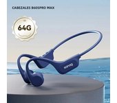 Sanag B60S Pro Bone Conduction Earphone 64GB Wireless Open Headset Bluetooth 5.3 IPX8 Swim Waterproof Headphones with Microphone