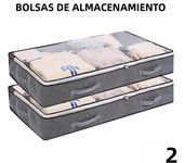 1PC Large Underbed Storage Bag Dustproof Foldable Fabric Storage Bags Nonwoven Moisture-proof Zipped Organizer Shoes Clothes