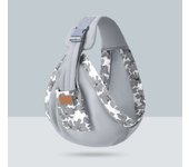Fular portabebé para recién nacidos ,Portabebés Versátil 9 en 1 with Almohadilla Lumbar, Porta bebés Manos gratis, Fular PORTEO elástico y ergonómico, Liviano Baby Carrier para niños de entre 3 y 15 kilos,