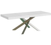 Mesa extensible 90x180/284 cm Volantis Premium Estructura Fresno Blanco 4/A
