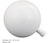 Boya plastico 3/4 x 13 ø cm. rosca m6