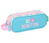 SAFTA  PORTATODO DOBLE BENETTON UNIQUE BENETTON UNIQUE 6x21x8 Cms.