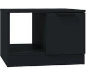 vidaXL Mesa de centro madera de ingeniería 50x50x36 cm Blanco, Negro, Roble Sonoma Mesita de Salón o Comedor o Auxiliar Mesa de Café Meuble Salón